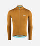 24WMJEL14PE_1_men cycling merino long sleeve jersey brown element front pedaled