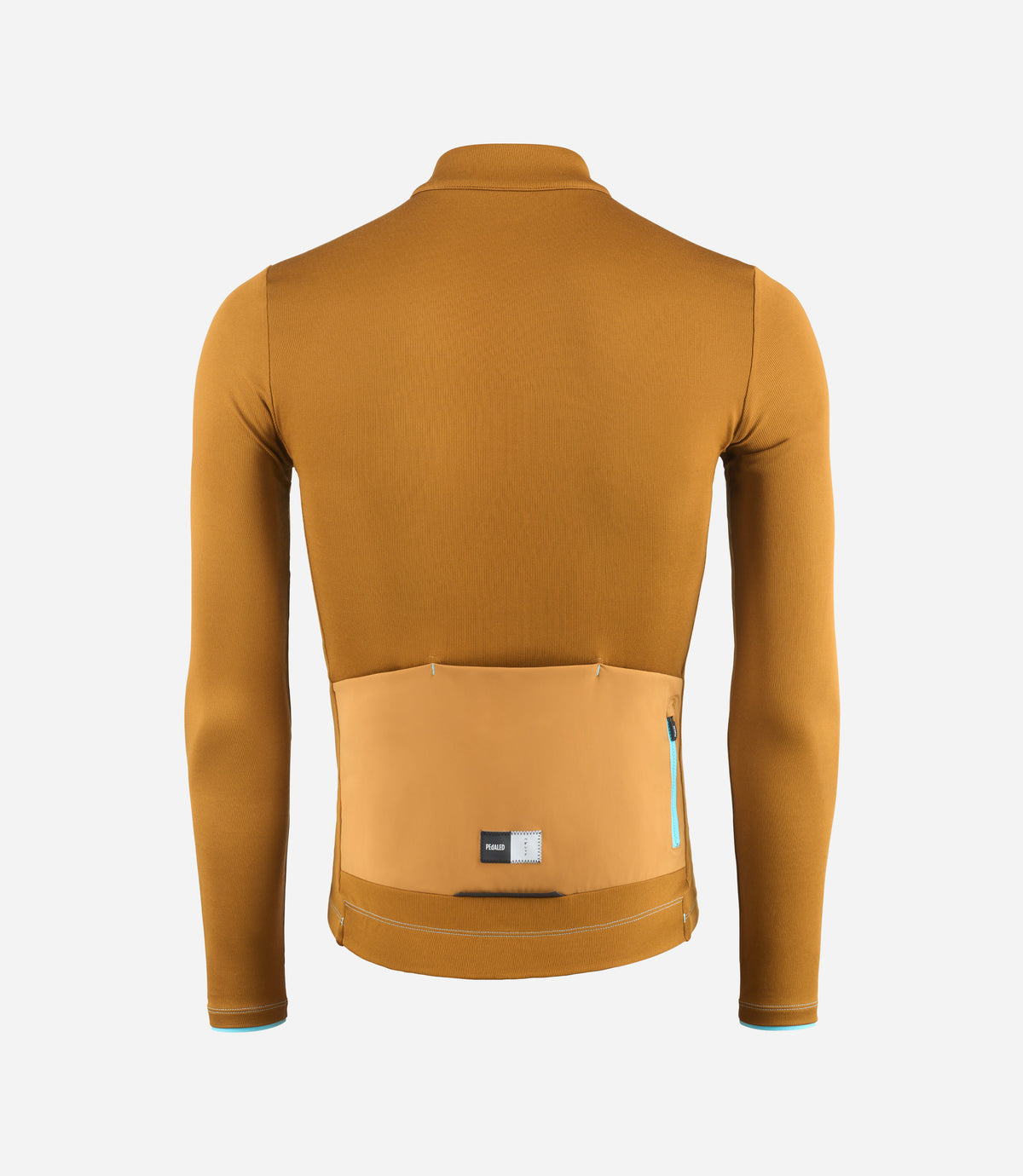Merino Cycling Long Sleeve Jersey Brown for Men | PEdALED