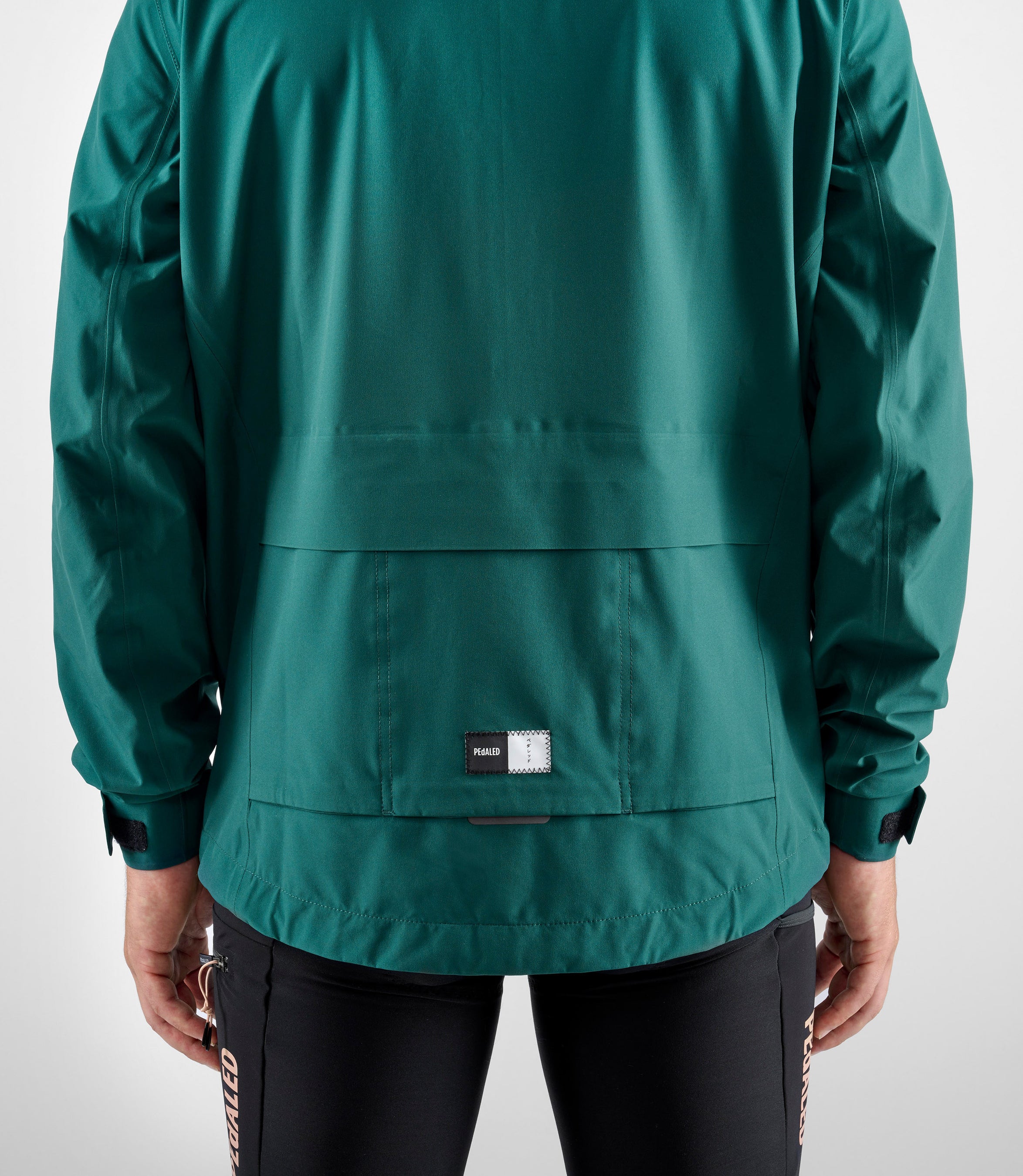 Men's Winter Waterproof Hooded Cycling Jacket Green