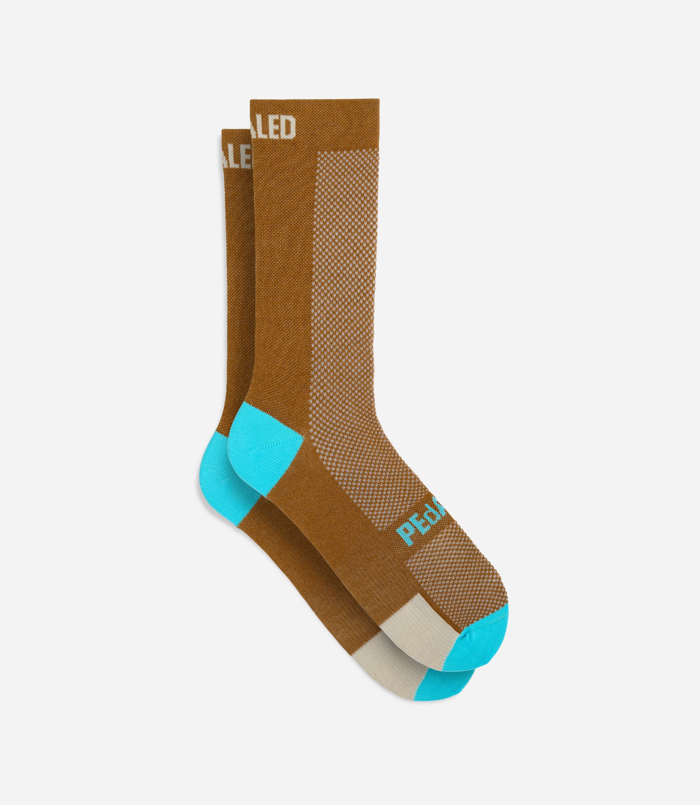 Winter Cycling Socks Brown PEdALED