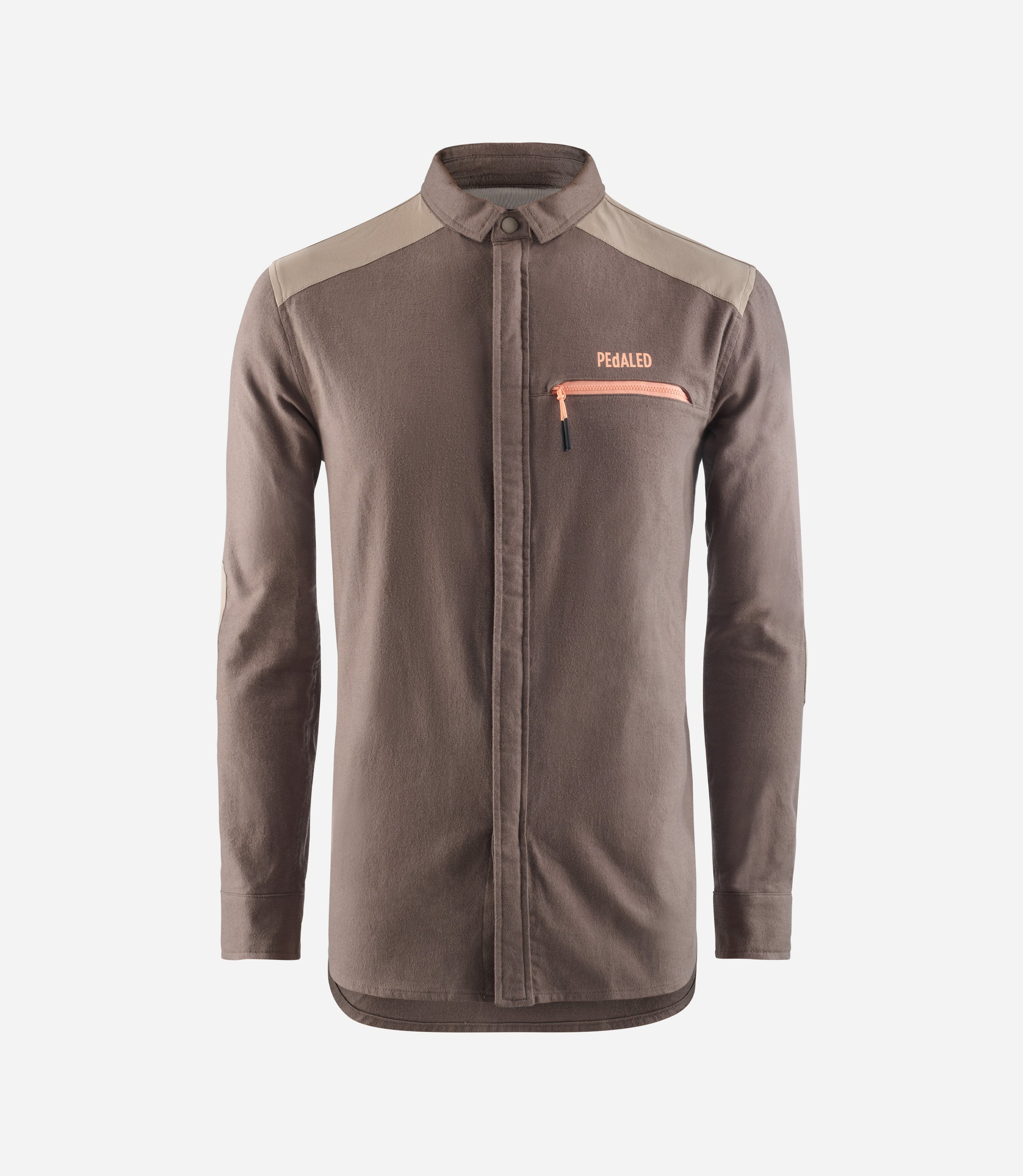 gravel bike hemd Herren Gravel Cycling Adventure Hemd – Braun