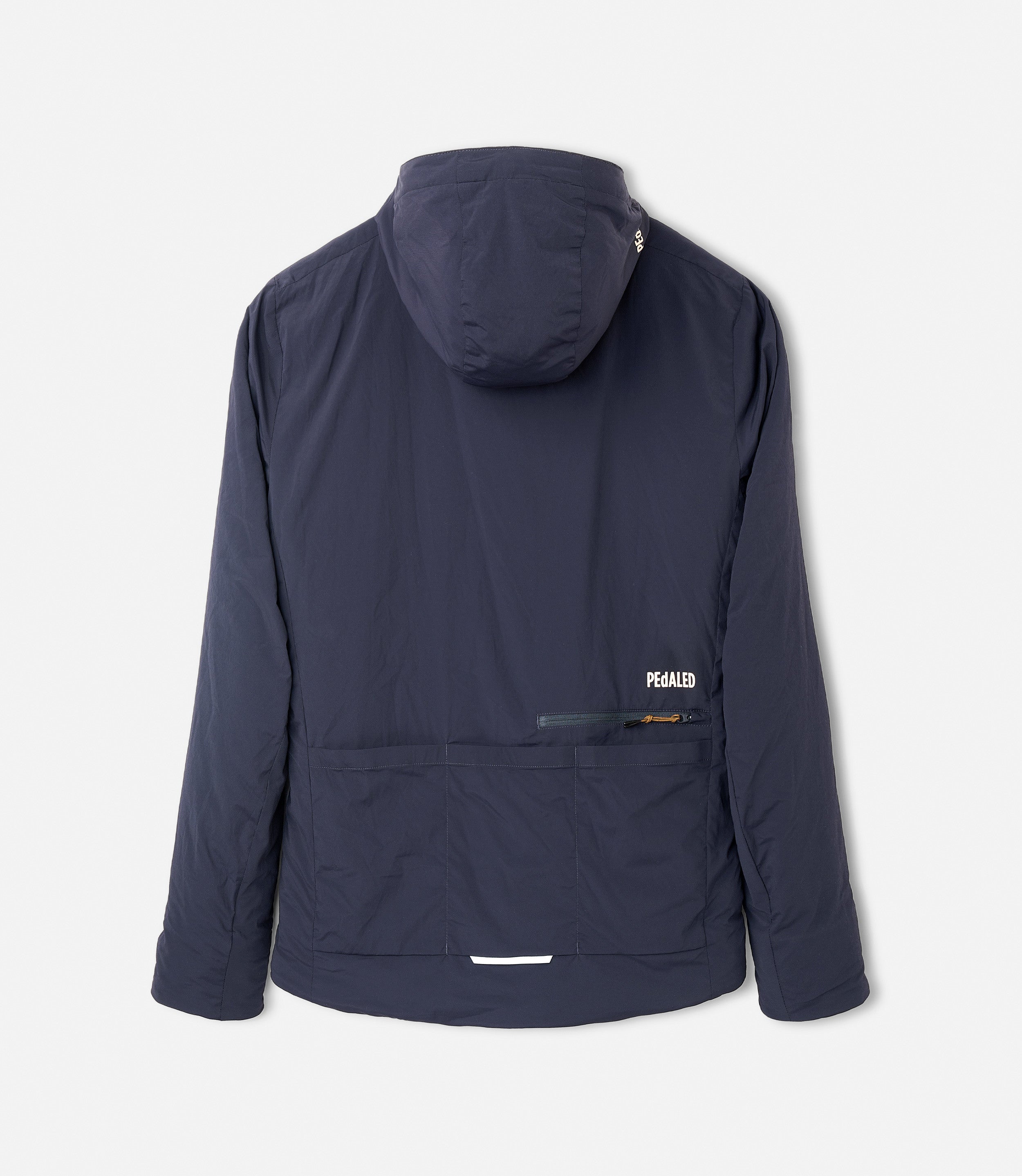 Men's Dark Navy Insulated Hooded Jacket | Odyssey | PEdALED