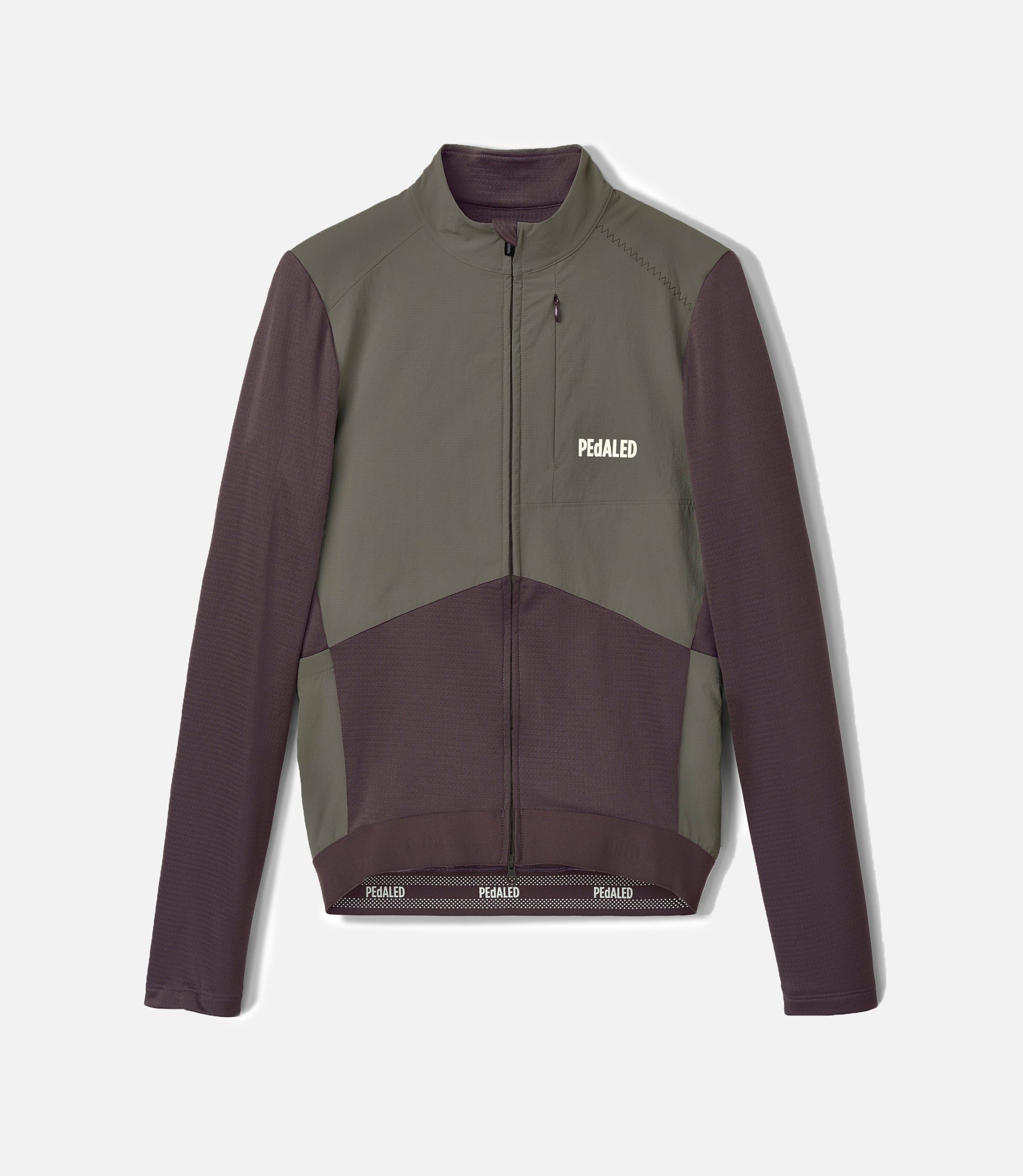 pedaled merino jersey Men's Purple Windblock Merino Jersey | Odyssey