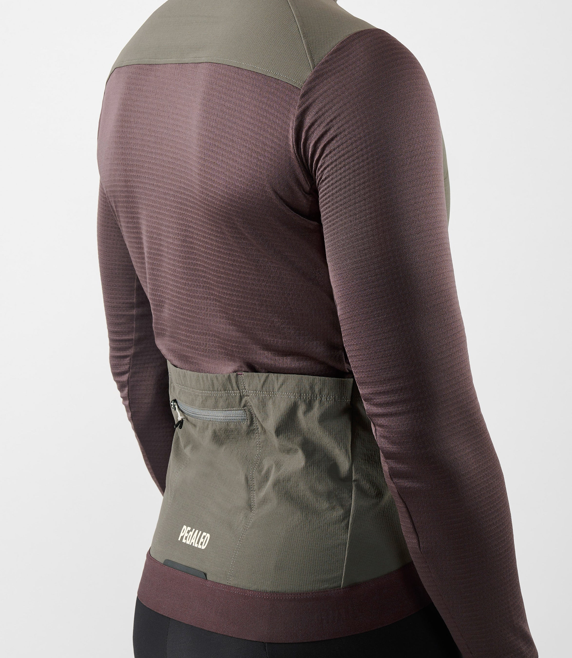 pedaled merino jersey Men's Purple Windblock Merino Jersey | Odyssey