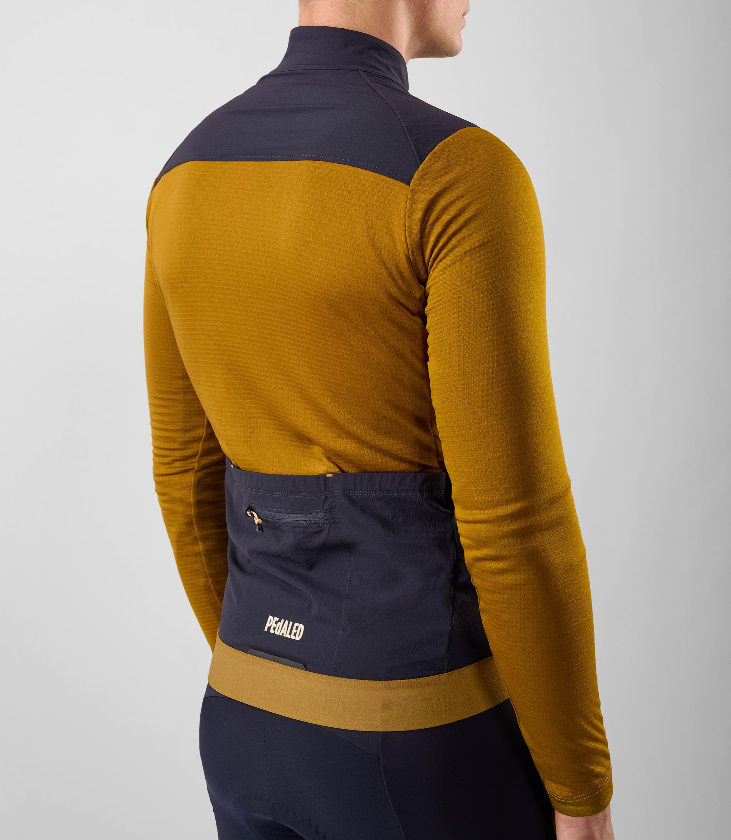 Men's Mustard Windblock Merino Jersey | Odyssey