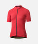 W1SJSSA06PE_2_women cycling jersey red sabi front pedaled