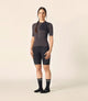W2SJSOD30PE_3_women cycling jersey brown odyssey total body front pedaled