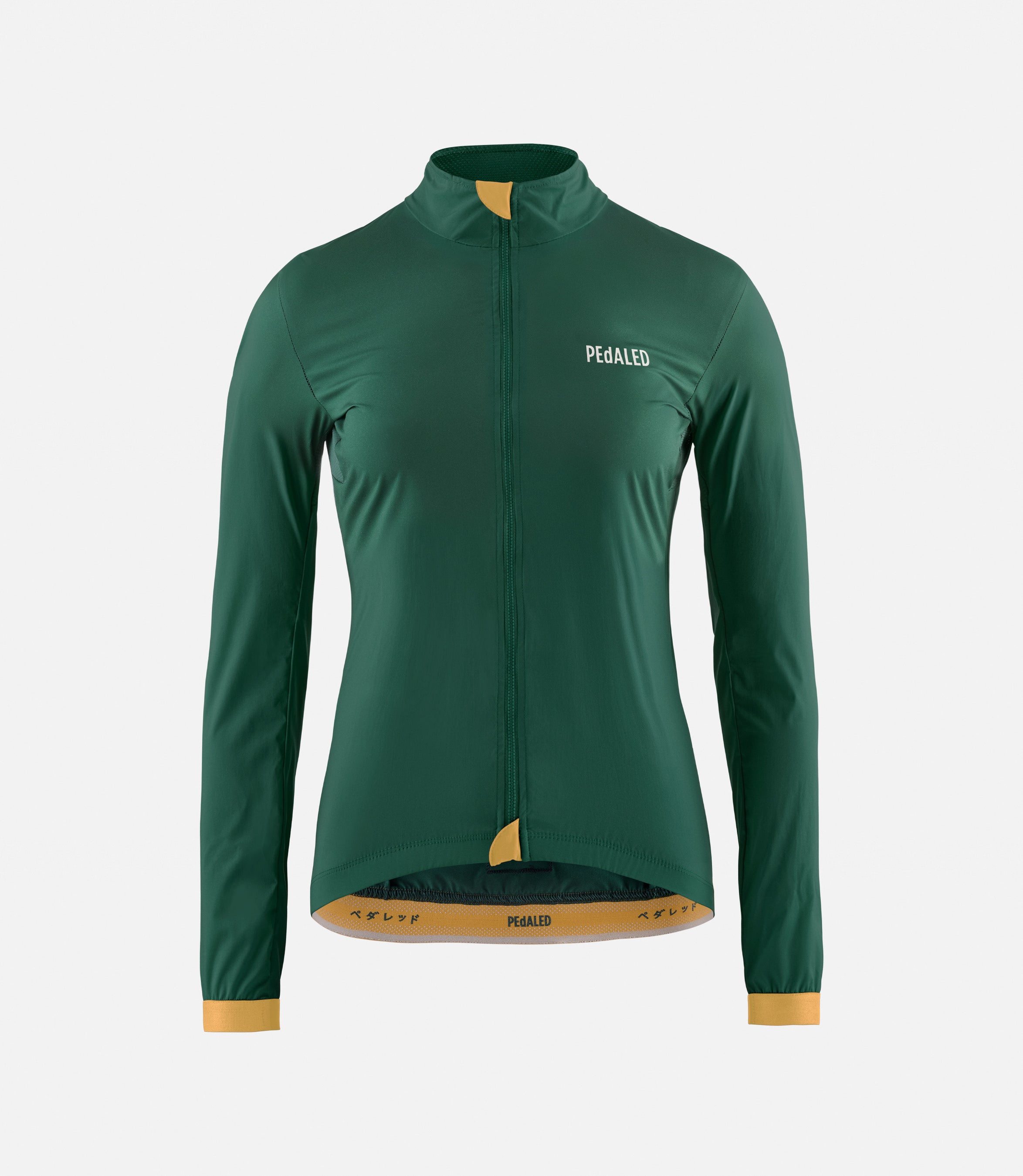 pedaled essential Windproof Bike Cycling Jacket Green for Women
