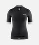 W3SJSES00PE_1_women cycling jersey black essential front pedaled