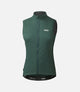 W3WAVEE78PE_1_women cycling insulated vest green polartec essential front pedaled