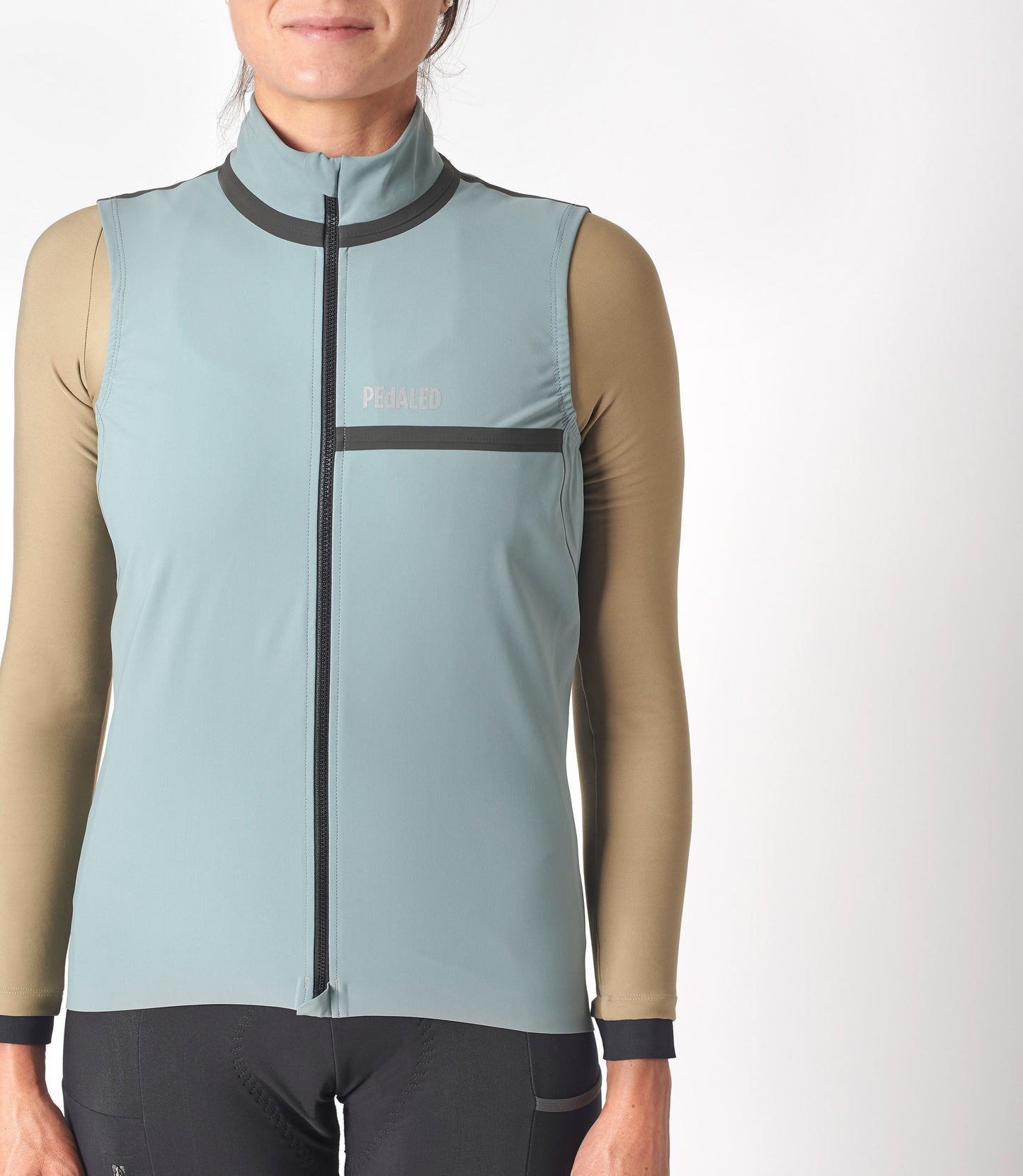 pedaled odyssey hydro vest Women's Winter Waterproof Cycling Vest - Azure