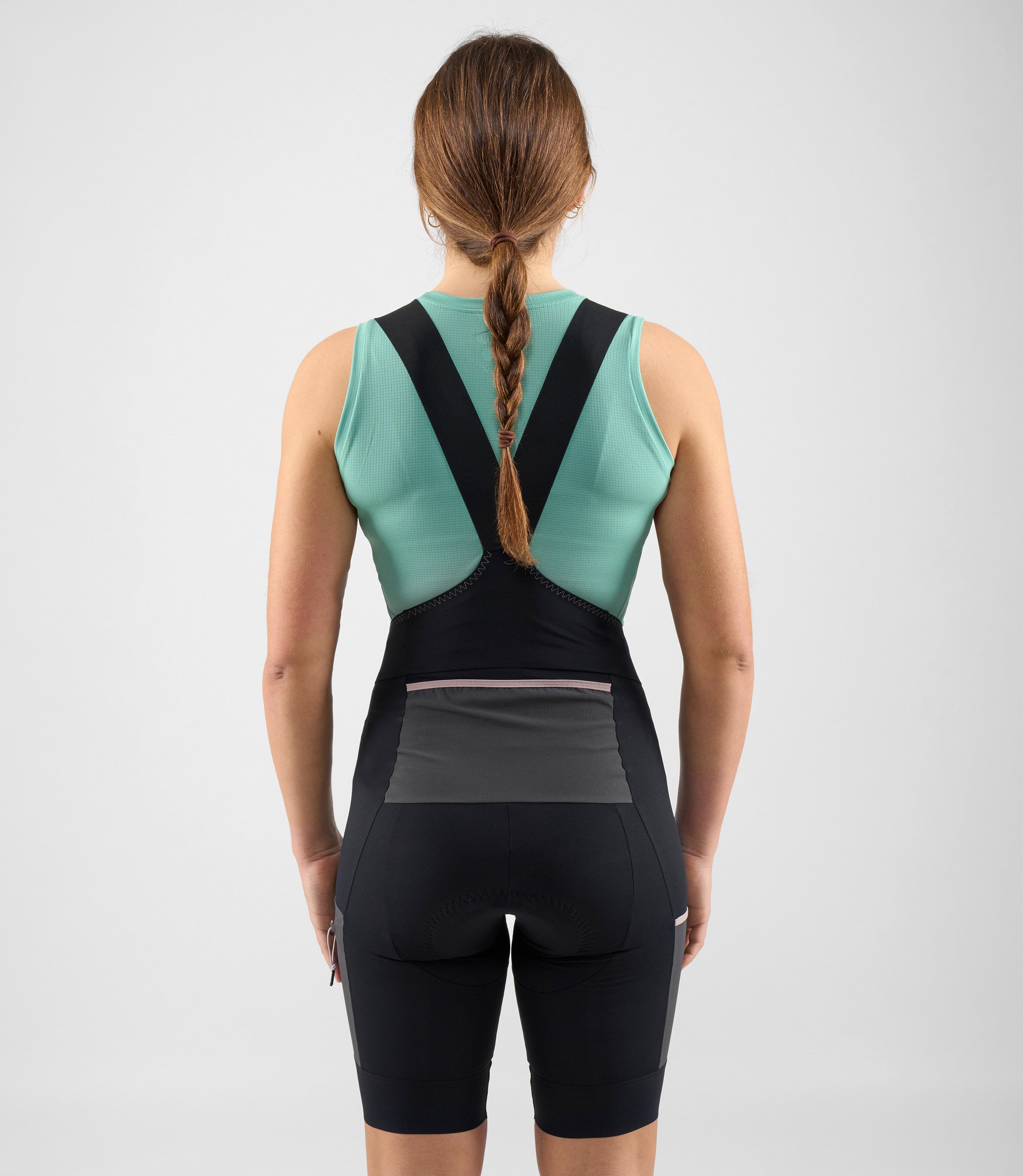 Summer Cycling Bib Shorts Black for Women