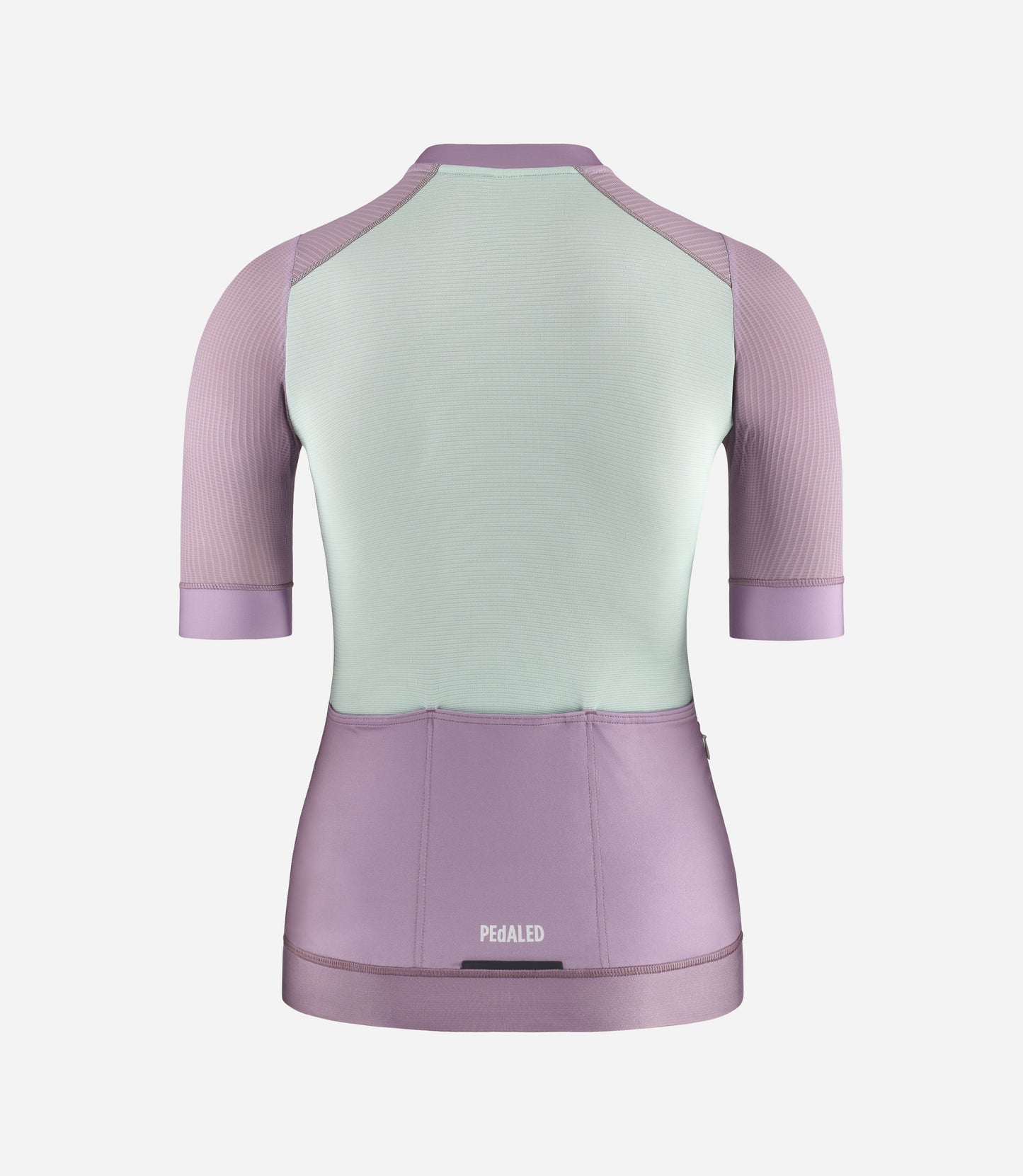W4SJSEL0IPE_2_women cycling jersey lilac element back pedaled