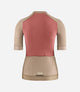 W4SJSEL14PE_2_women cycling jersey brown element back pedaled
