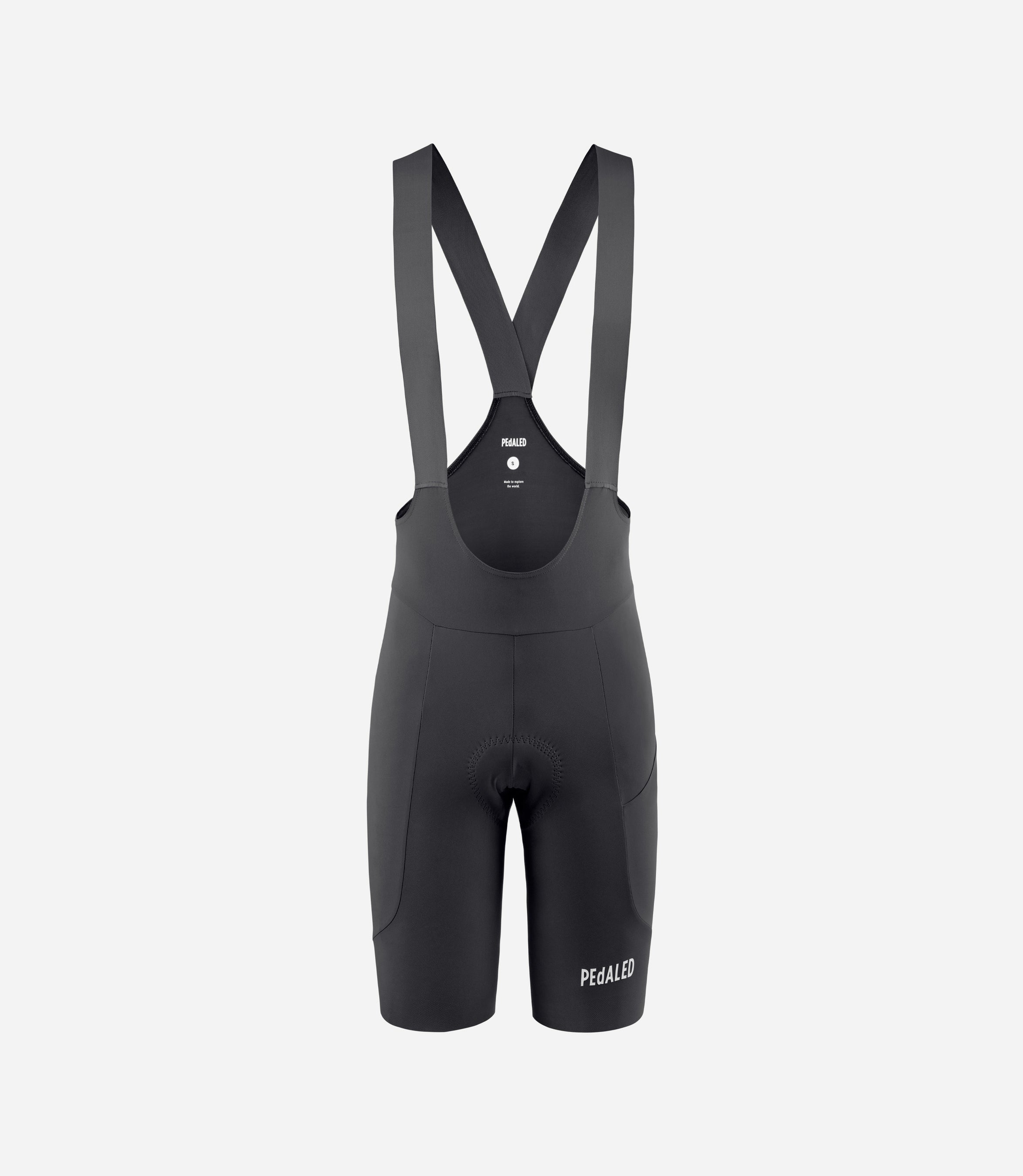Sommer-Rennrad-Trägerhose Schwarz für Damen