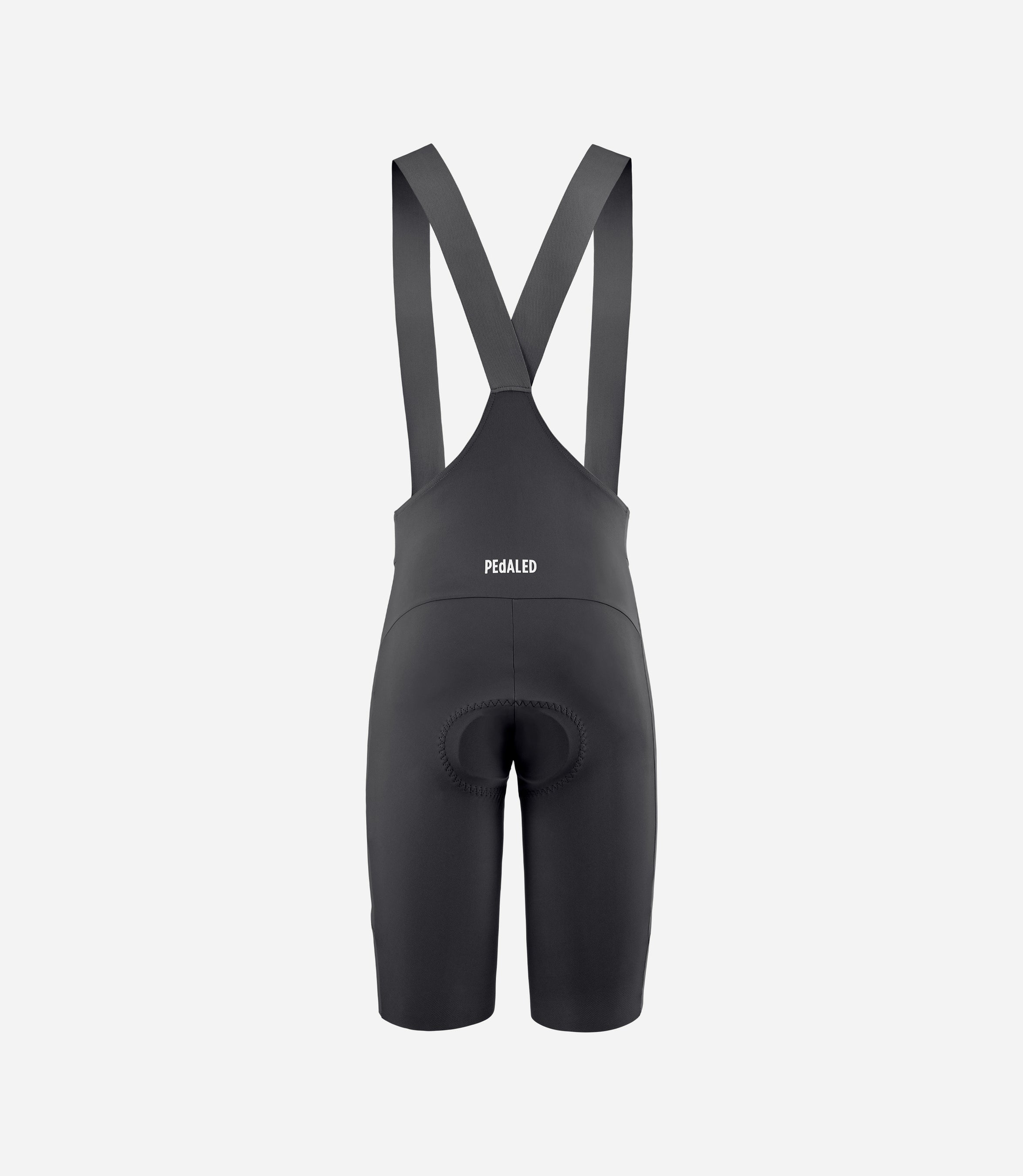 Sommer-Rennrad-Trägerhose Schwarz für Damen