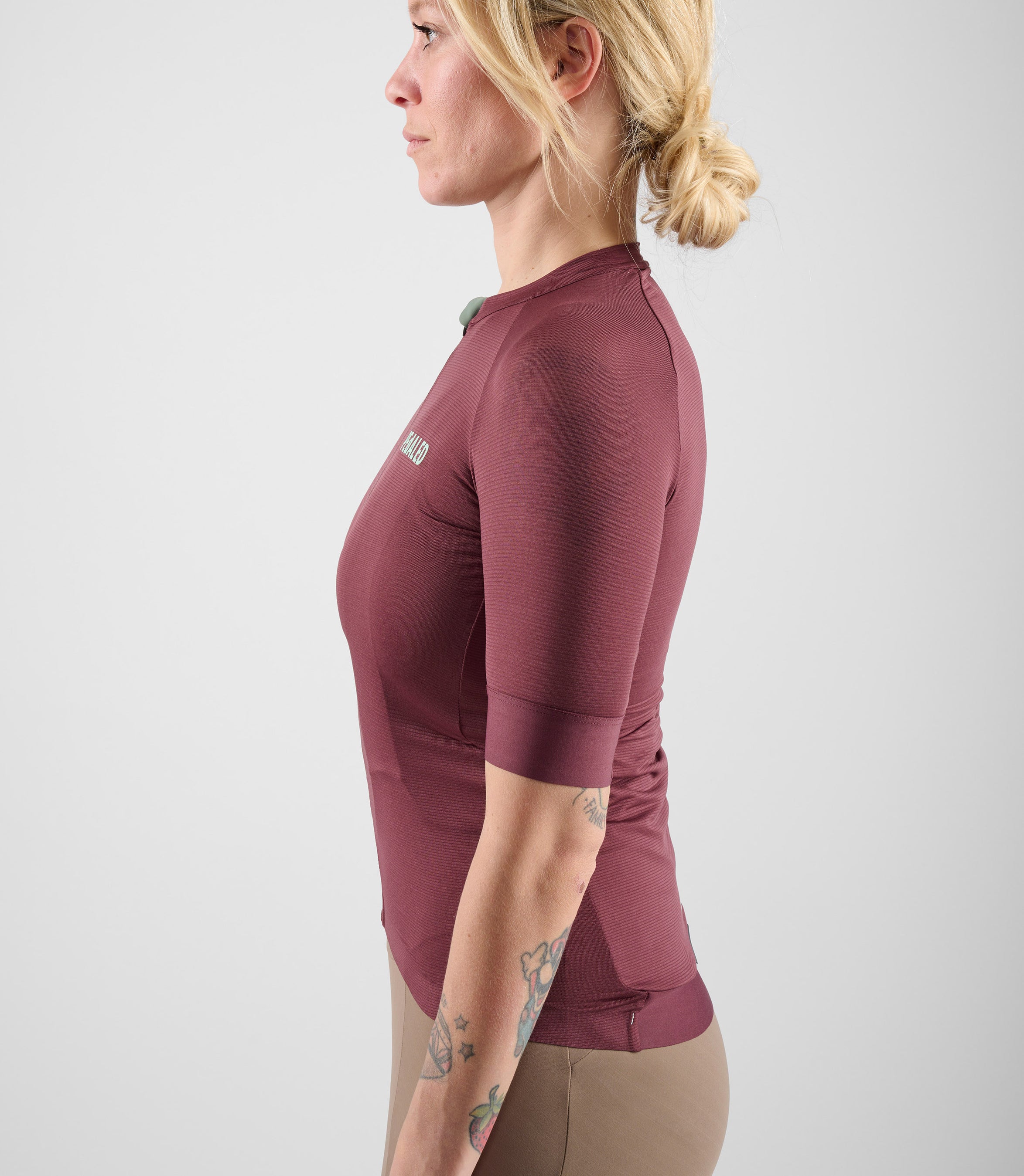 rennrad trikot damen rot Damen Rennrad-Trikot mit kurzem Ärmel Burgunderrot
