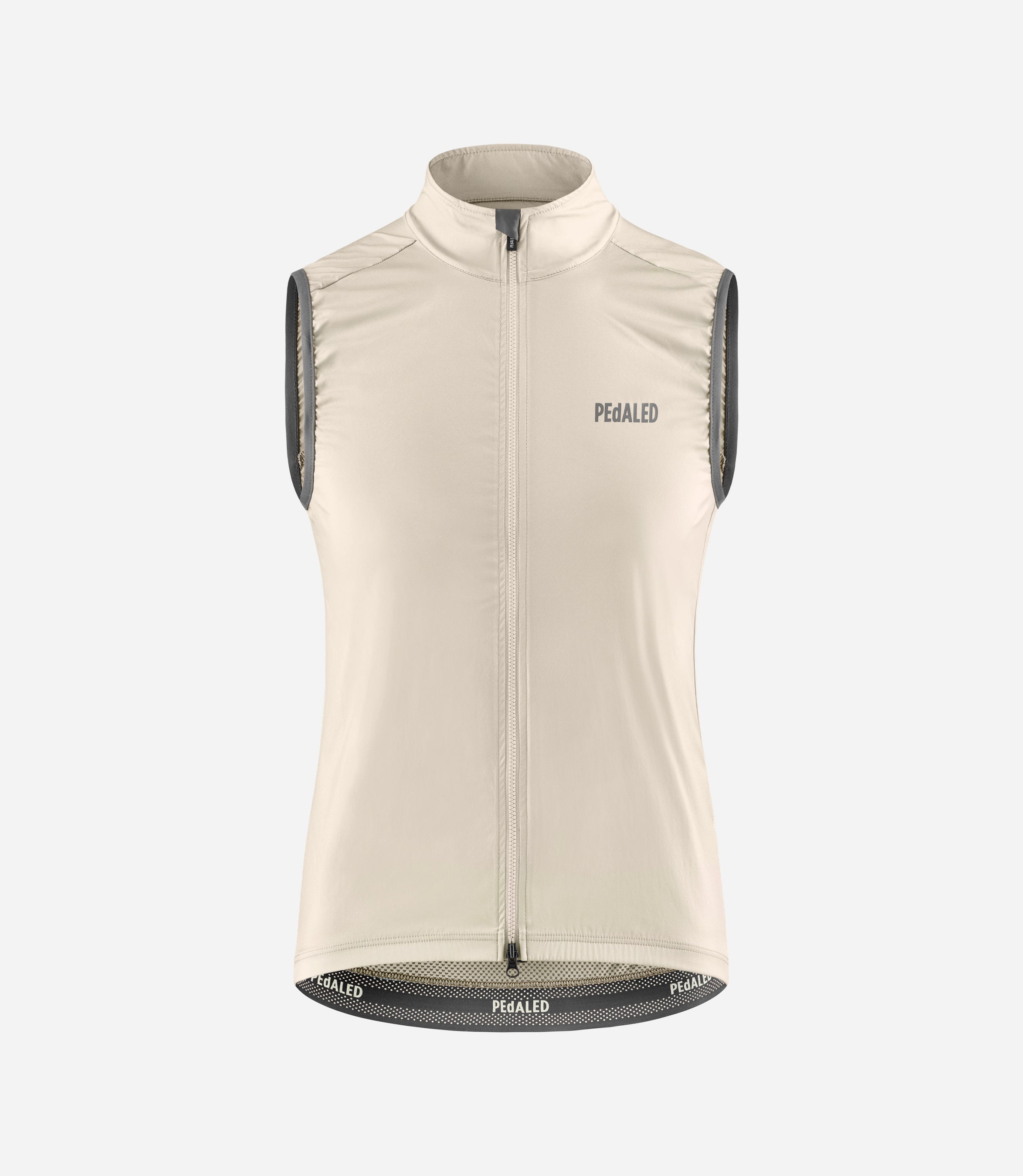 pedale beige Windproof Bike Cycling Vest Beige for Women