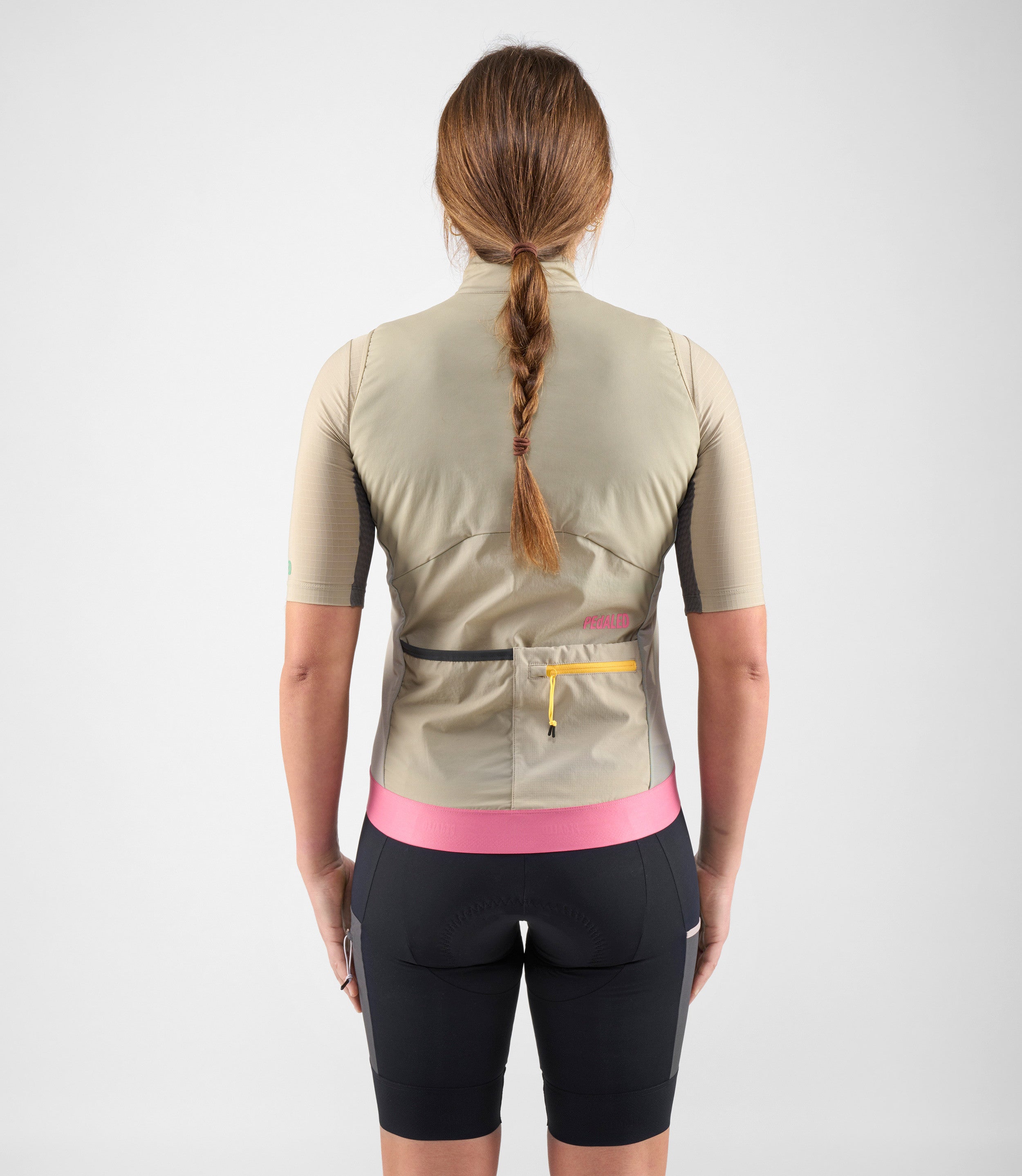 Summer Cycling Vest Alpha Green for Women | PEdALED