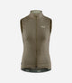 W4WAVEL11PE_1_women cycling insulated vest green polartec element front pedaled