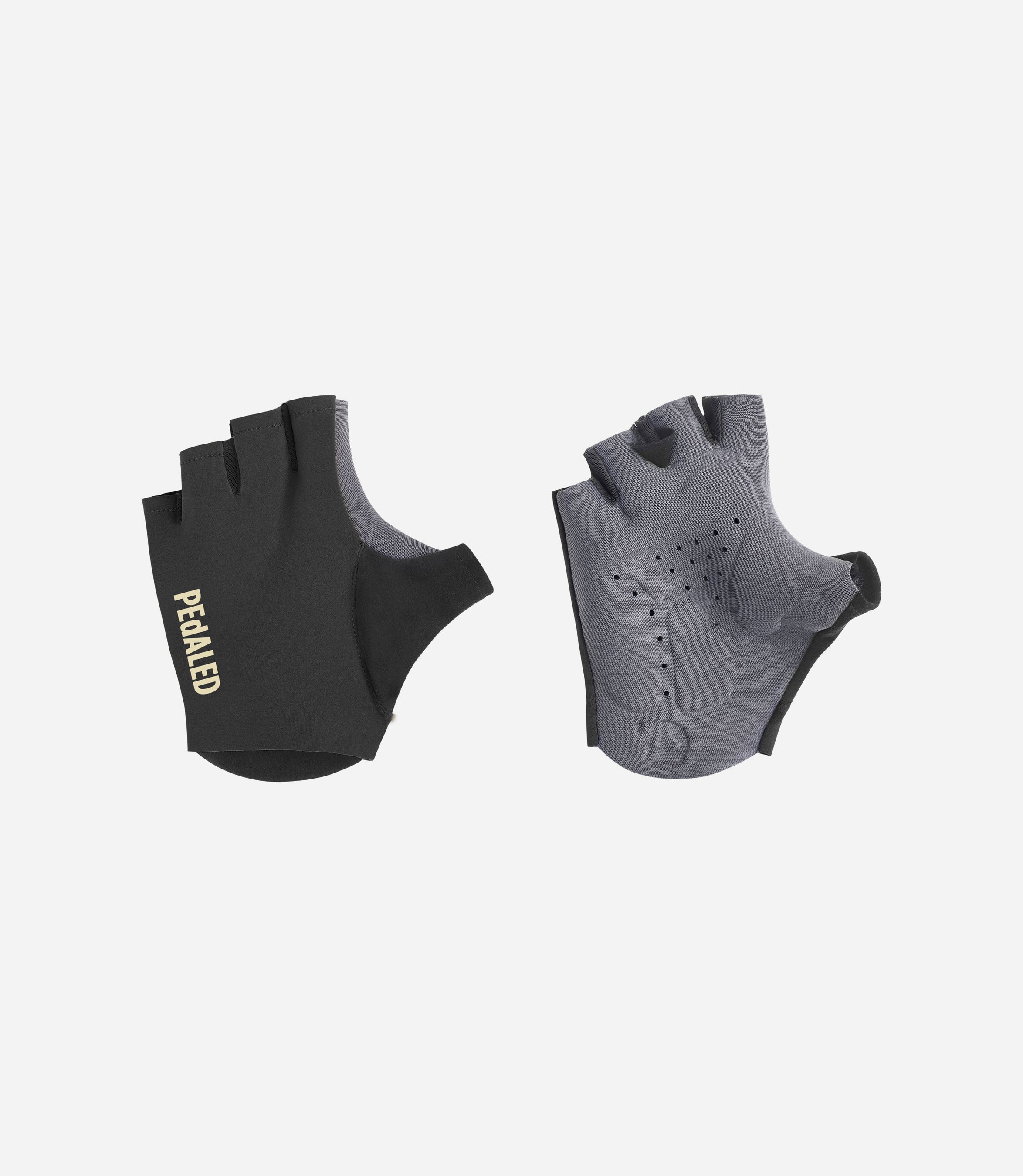 Black Ultra-Distance Cycling Gloves Odyssey PEdALED