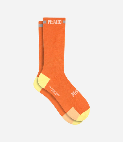 rennrad socken orange Orange Merino Reflective Cycling Socks | Odyssey