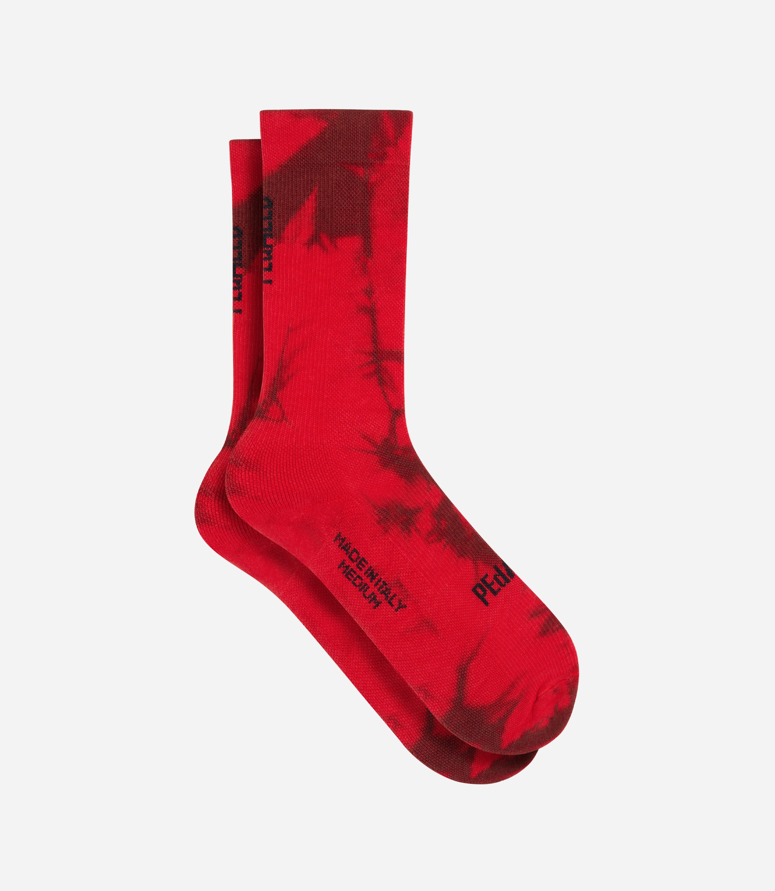 cycling-socks-tie-dye-red-