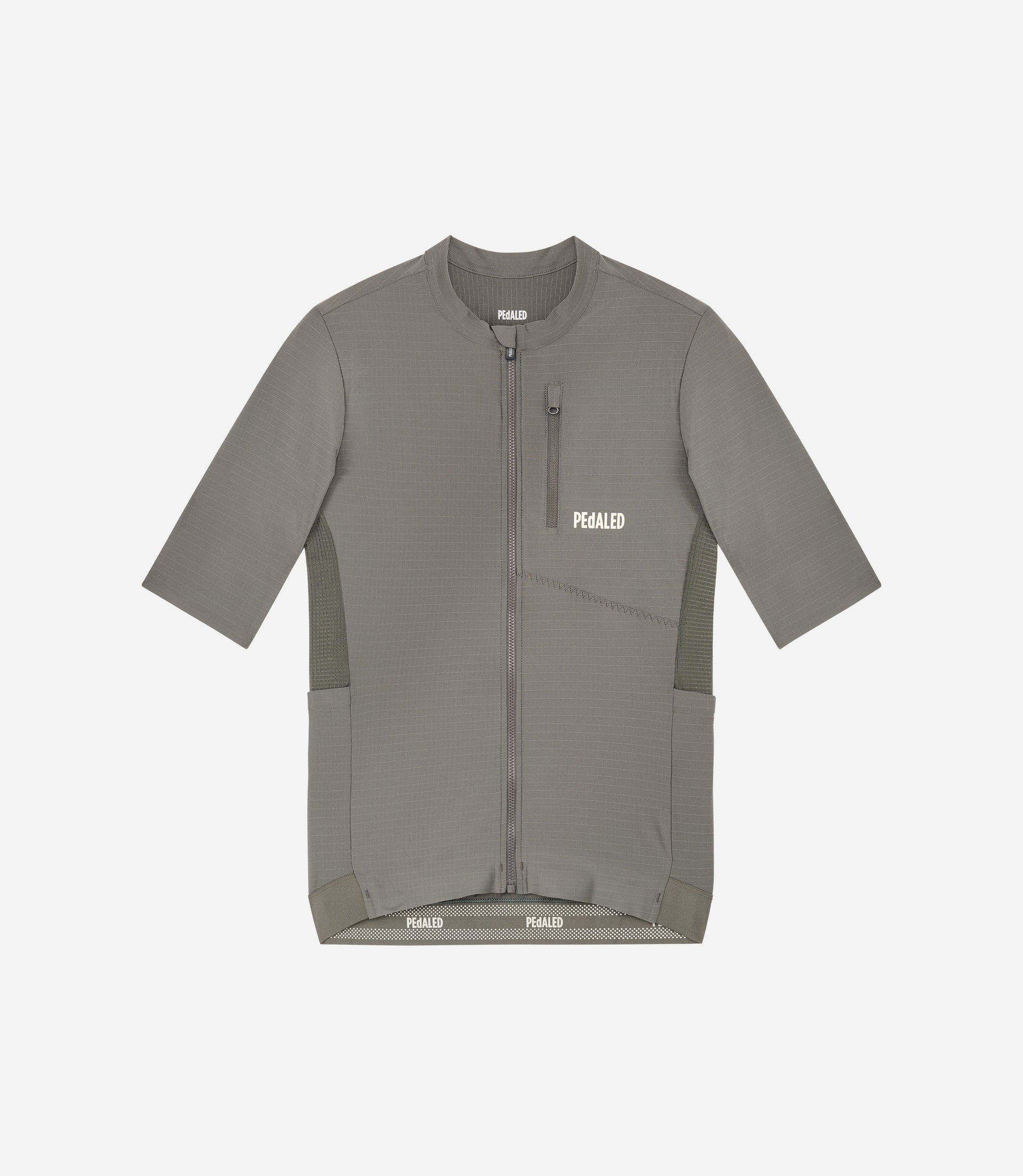 pedaled odyssey Men's Grey Summer Endurance Cycling Jersey | Odyssey