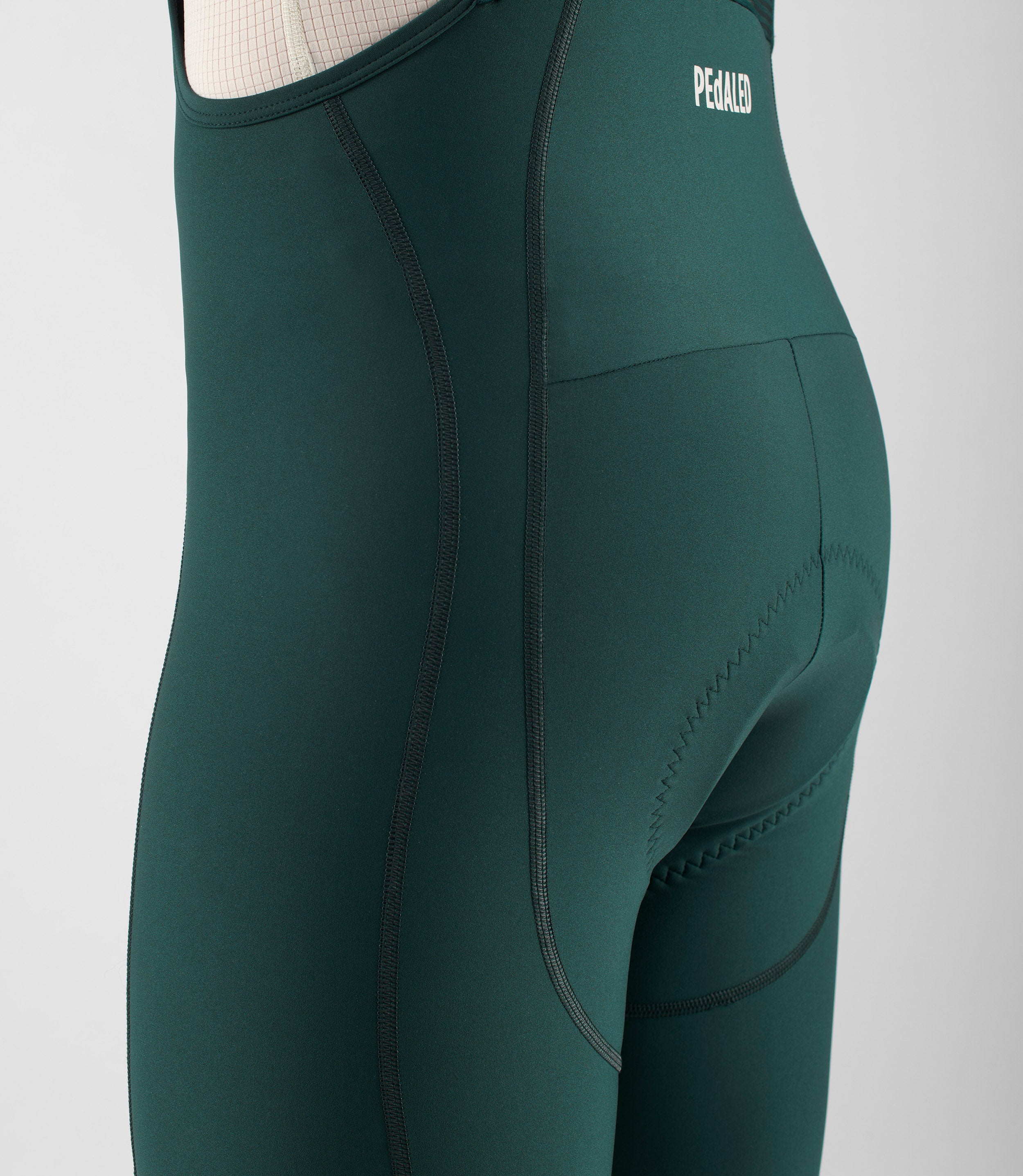 Men's Green Bib Shorts | Element | PEdALED