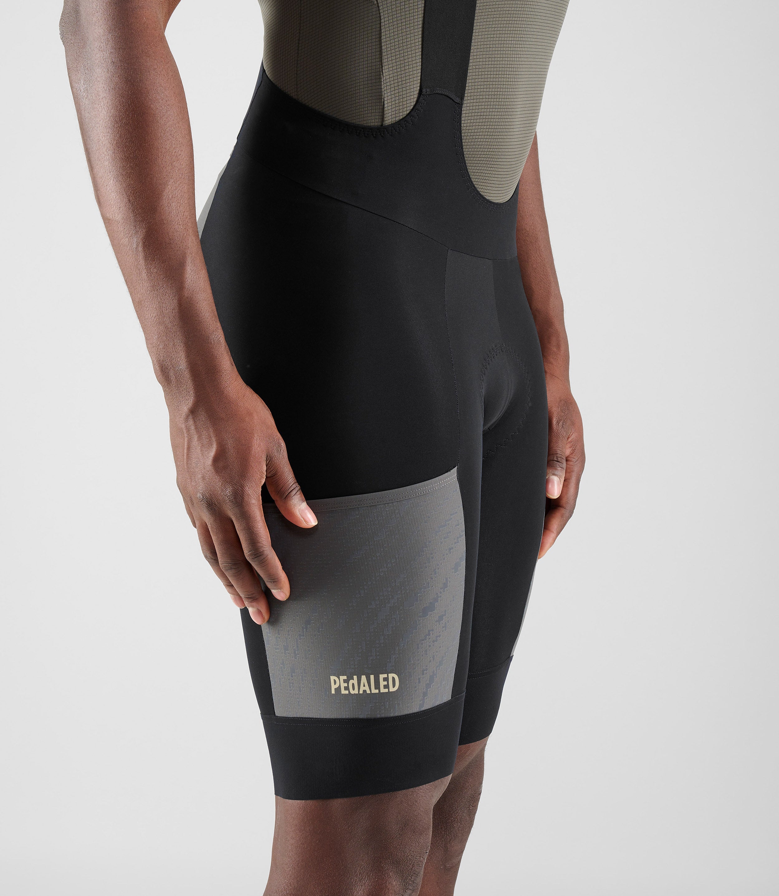Men's Black Ultra-Distance Bib Shorts | Odyssey | PEdALED