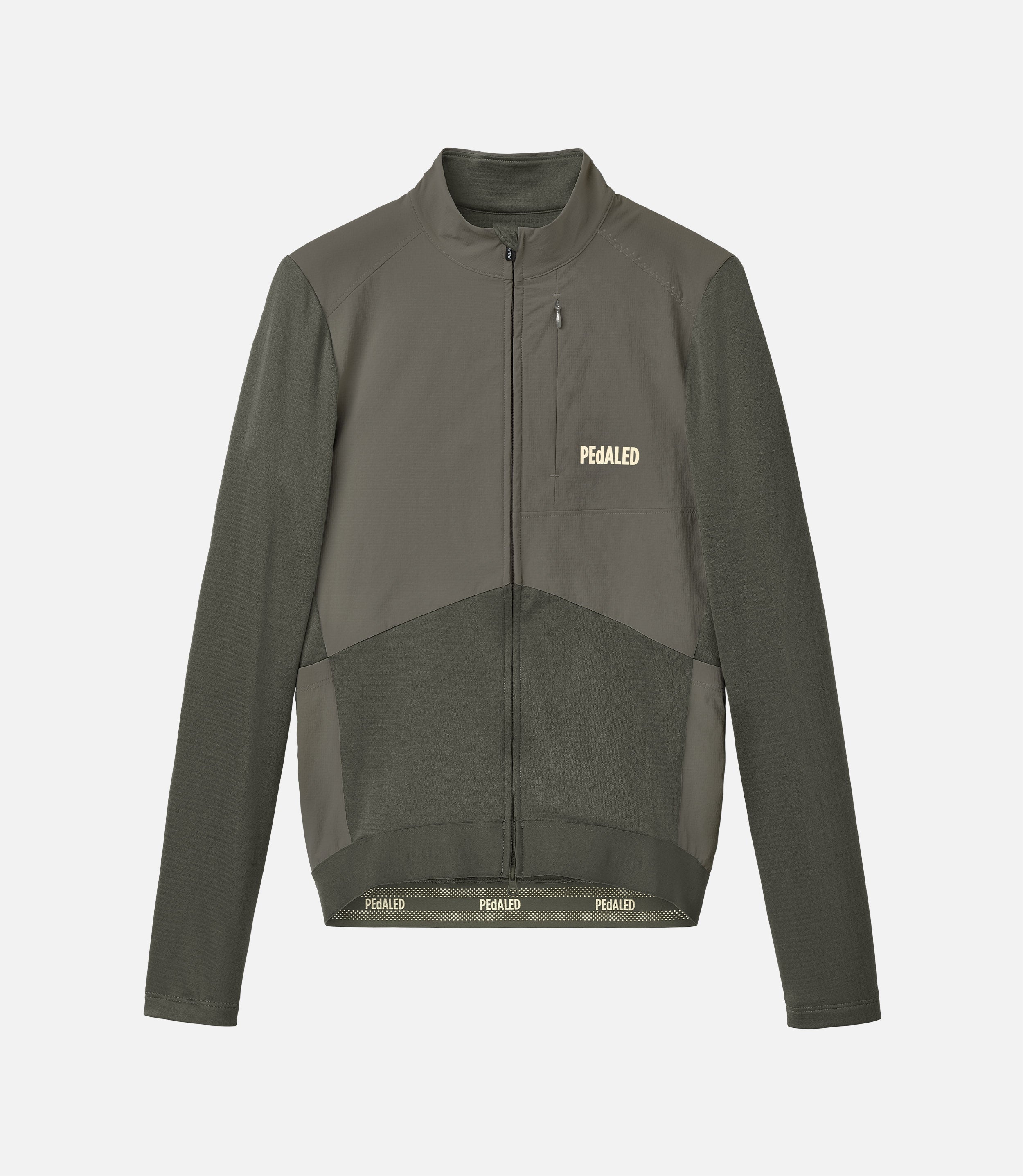 Pedaled Essential Merino Jersey 長袖 XXS Merino Cycling Long Sleeve Jersey Navy for Men | PEdALED