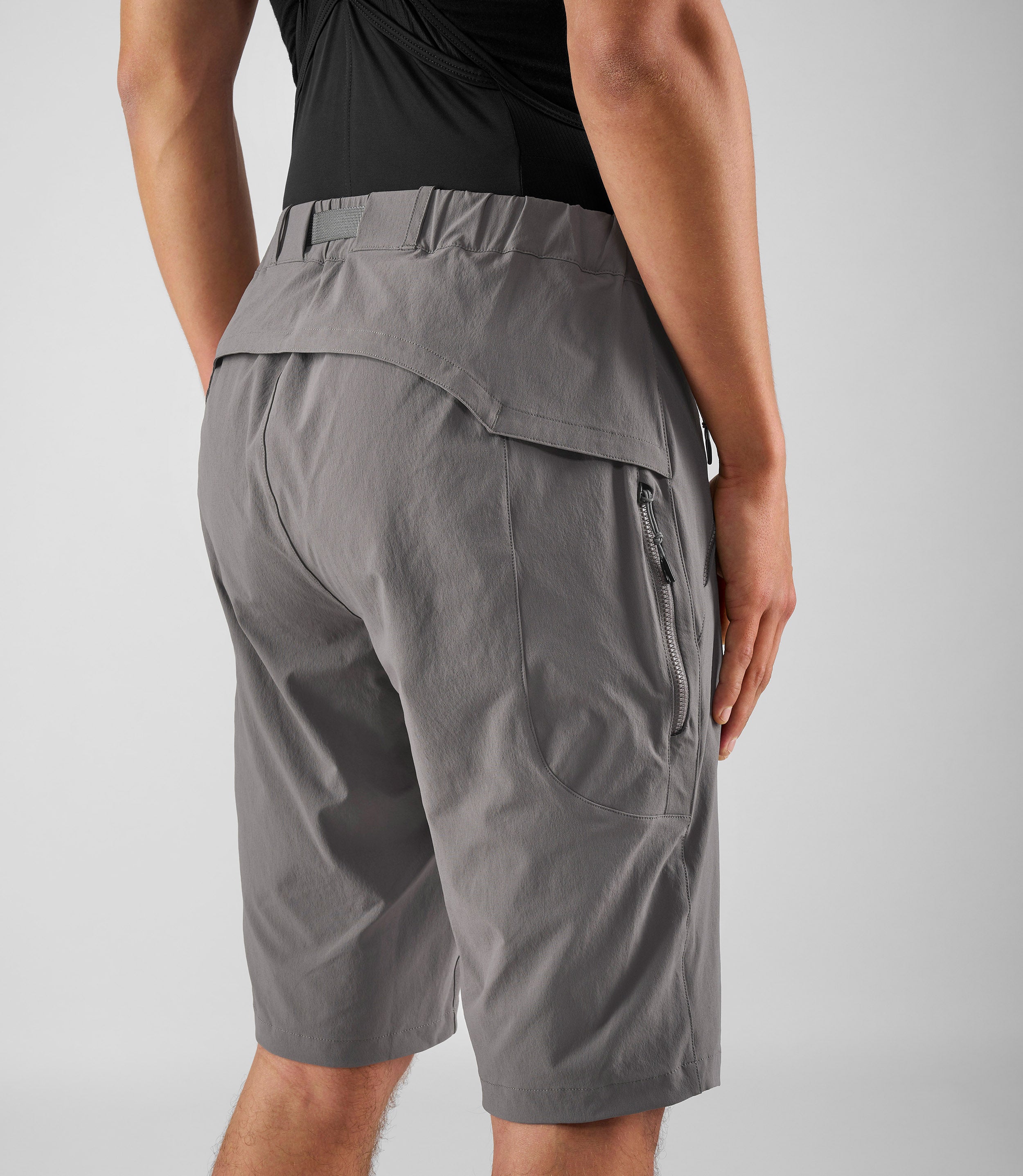 Men's Grey MTB Trail Shorts | Yama | PEdALED