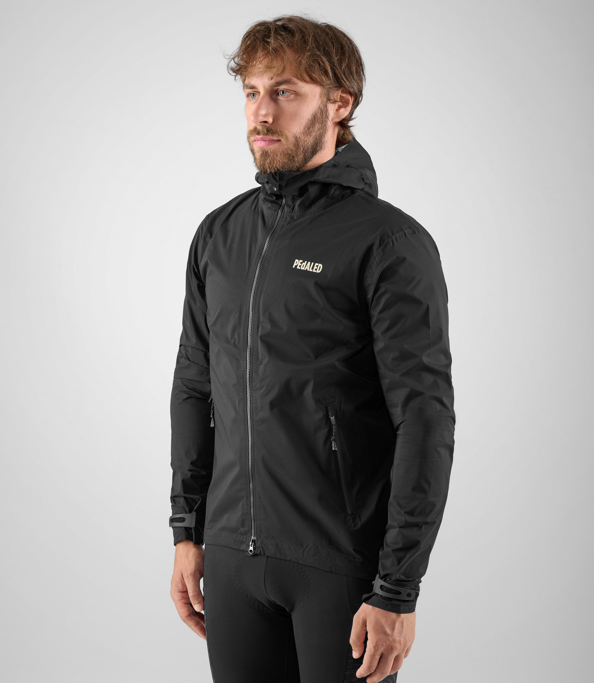 Odyssey Shell Jacket's Cycling Black Men | PEdALED