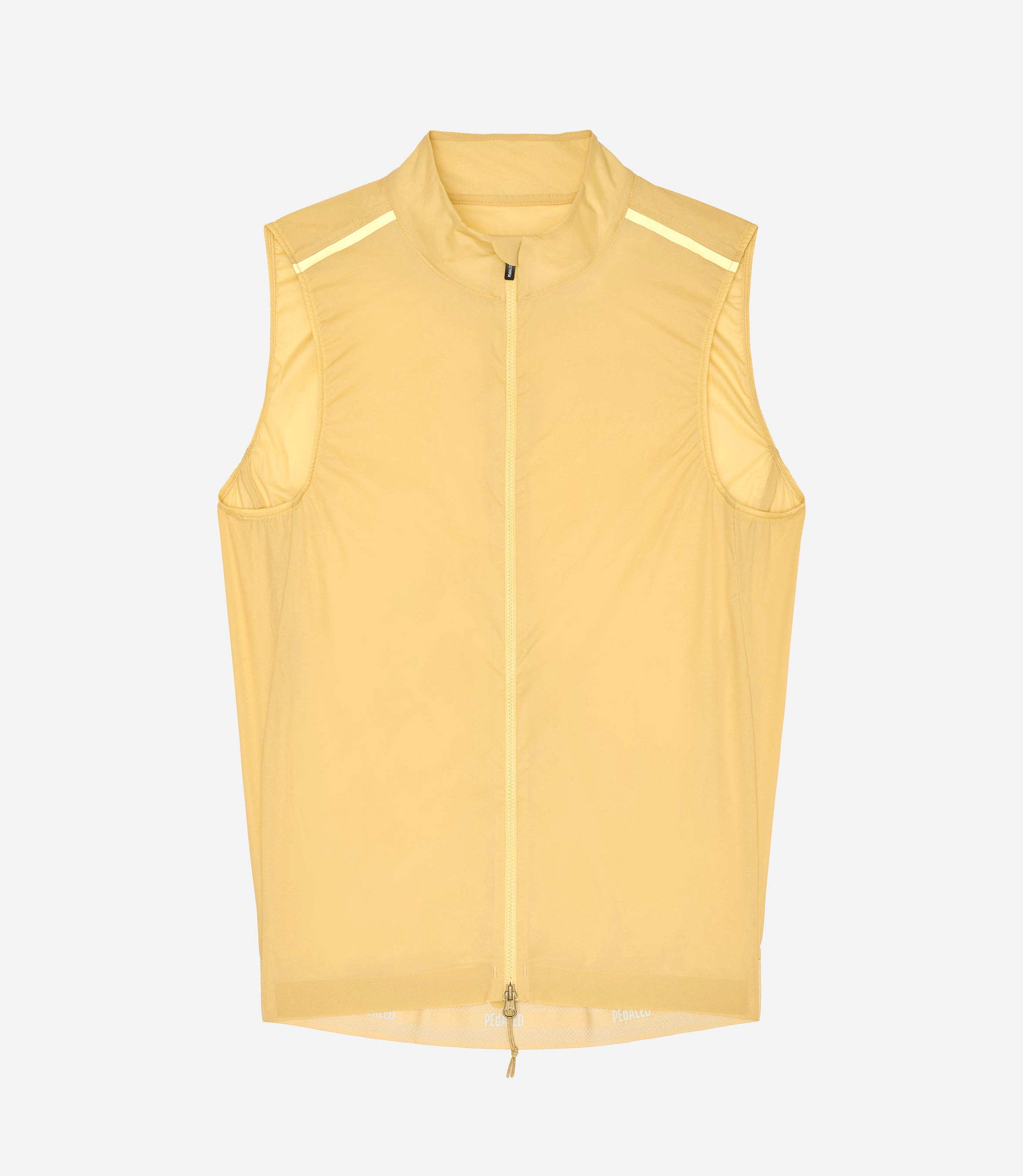 Men's Yellow High Visibility Cycling Vest Odyssey PEdALED