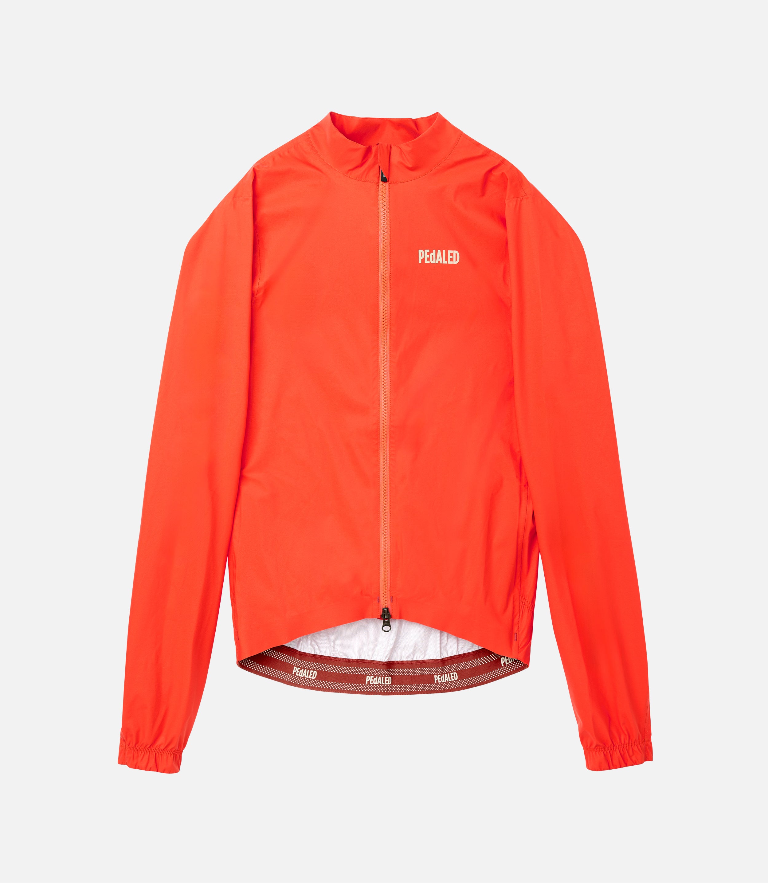Women's Orange Waterproof Jacket | Element | PEdALED