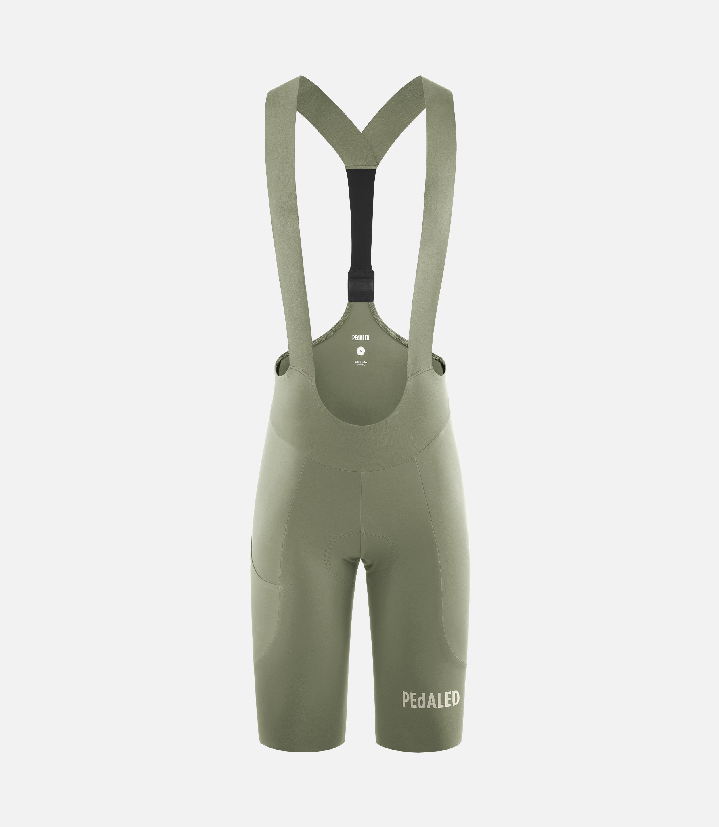 Element Women's Lightweight Bib Shorts Olive Green - Cycling